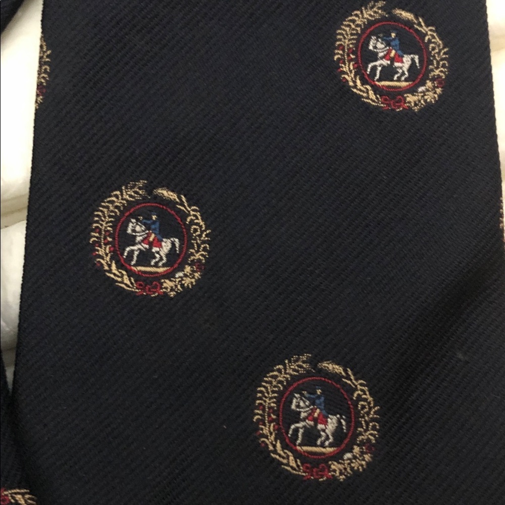 Vtg military crest repp tie